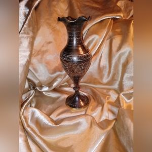 VINTAGE BRASS VASE